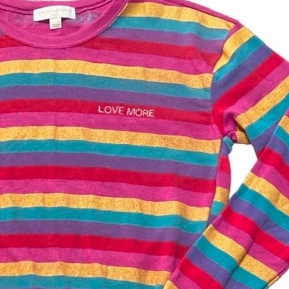 Spiritual Gangster Love More Rainbow Stripe
Savasana Pullover Women Size XS NWOT - Picture 4 of 12
